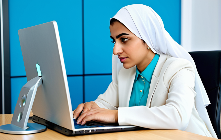 Career Planning**
"A focused Arab professional woman, fully clothed in modest business attire, thoughtfully planning her career path at a clean desk with a laptop. Modern, bright office background. Safe for work, appropriate content, perfect anatomy, professional, high quality."
**