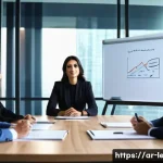 Home 14 리더십 코치 자격증 취득 과정 - **Executive Leadership Coaching Session in a Modern Arab Office**
A wide shot of a brightly lit,...