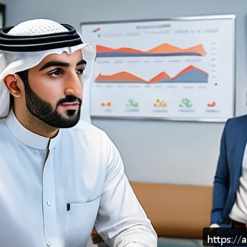 Home 30 리더십 코칭을 위한 실전 훈련 - A professional Arab male leader in his 30s, dressed in formal business attire with a neatly tailored...
